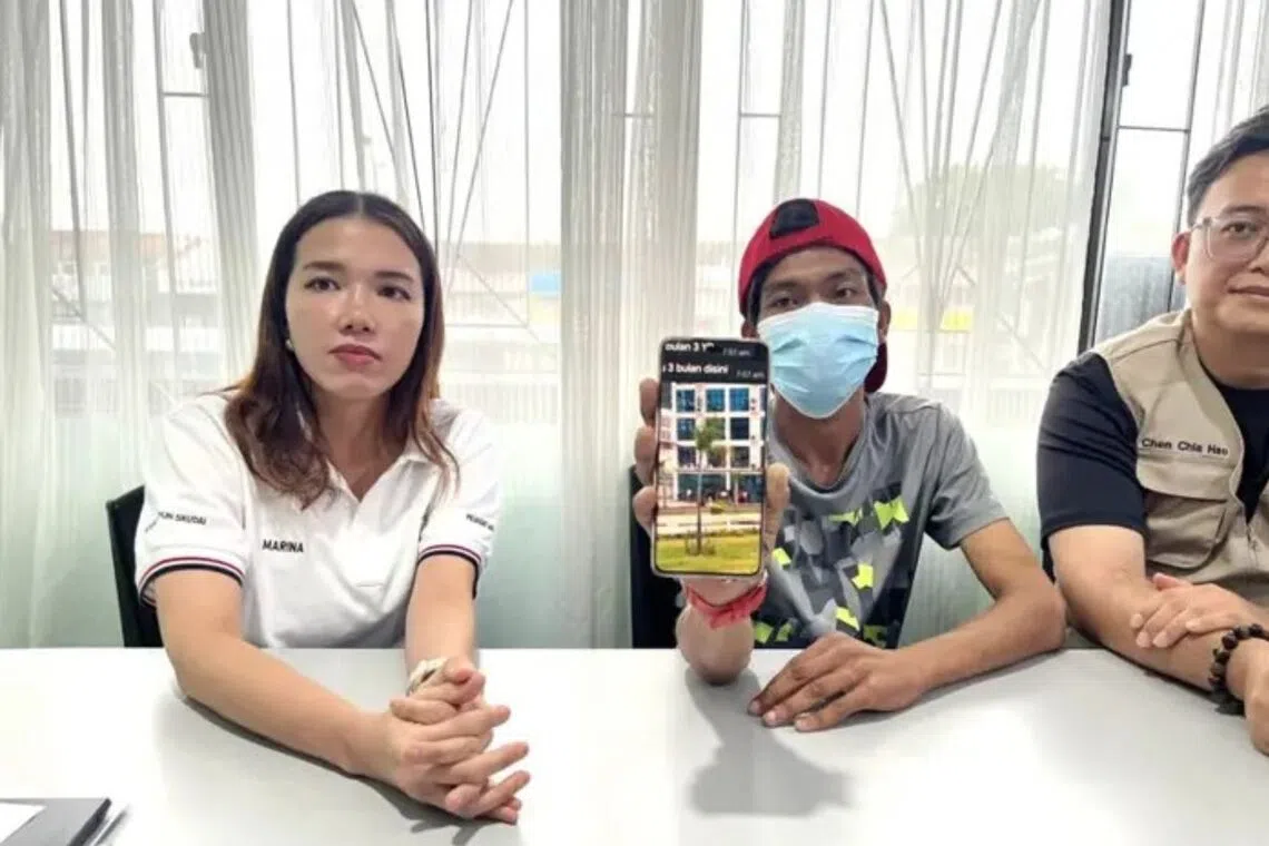 The man said he managed to reach out to Skudai assemblywoman Marina Ibrahim for help through Facebook.