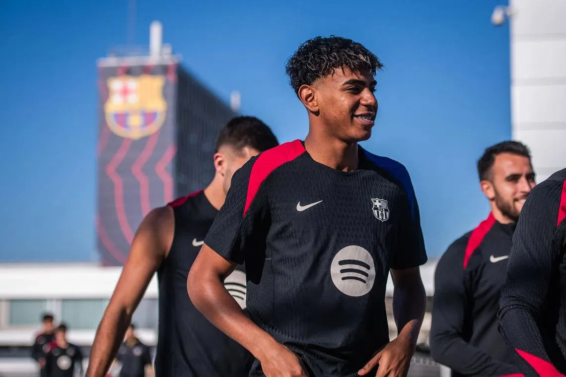 Barcelona winger Lamine Yamal was chosen for the Golden Boy award ahead of Real Madrid’s Arda Guler and Paris St Germain’s Warren Zaire-Emery.