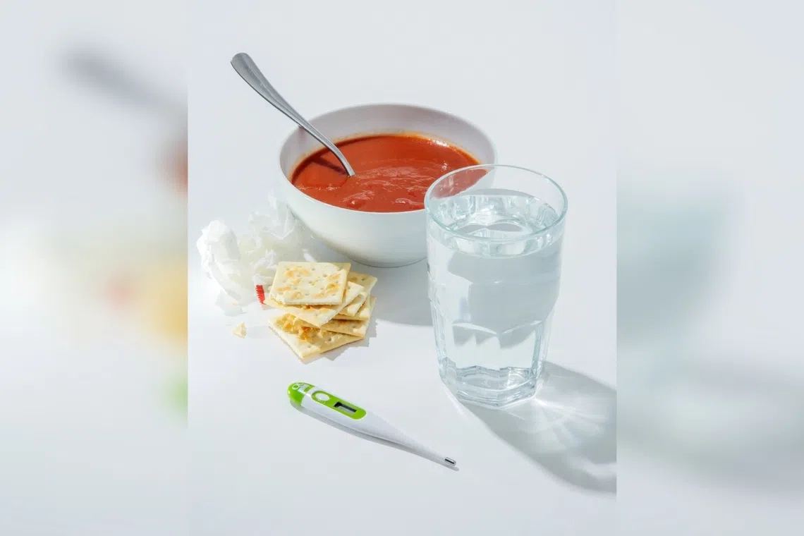 There are a few food- and drink-related guidelines to keep in mind when you are feeling lousy. 