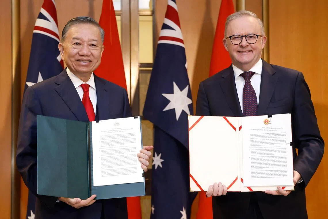 Australia, Vietnam boost military ties in nod to China