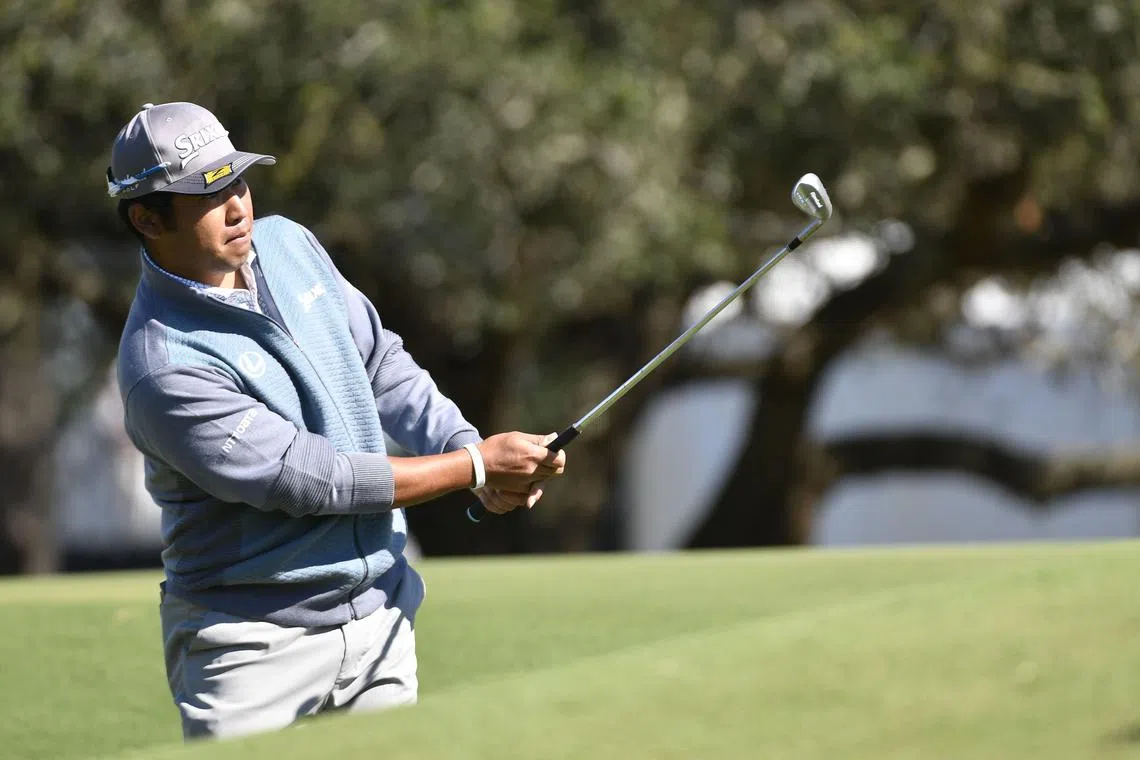 Japan’s Matsuyama withdrew from the Houston Open citing a neck injury after opening his third round with a four-over-par 39.

