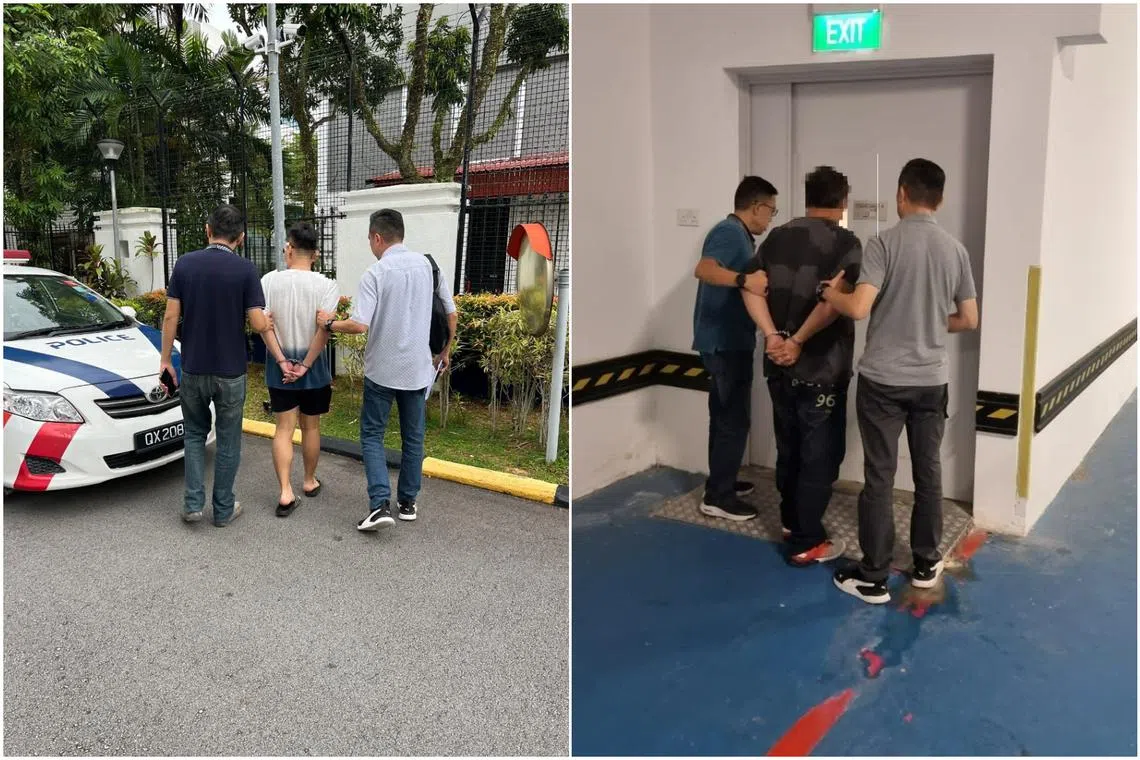 The suspects are aged between 20 and 50 years old.