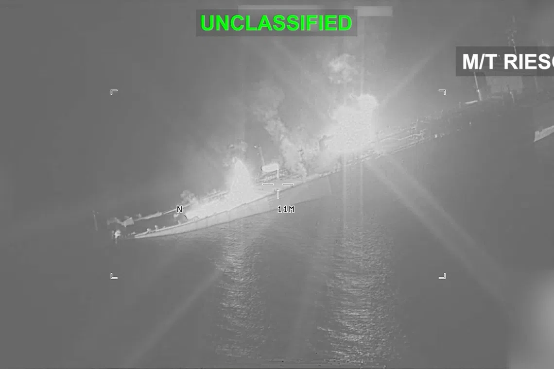 Several merchant vessels hit by disabling fire in Gulf and Gulf of Oman