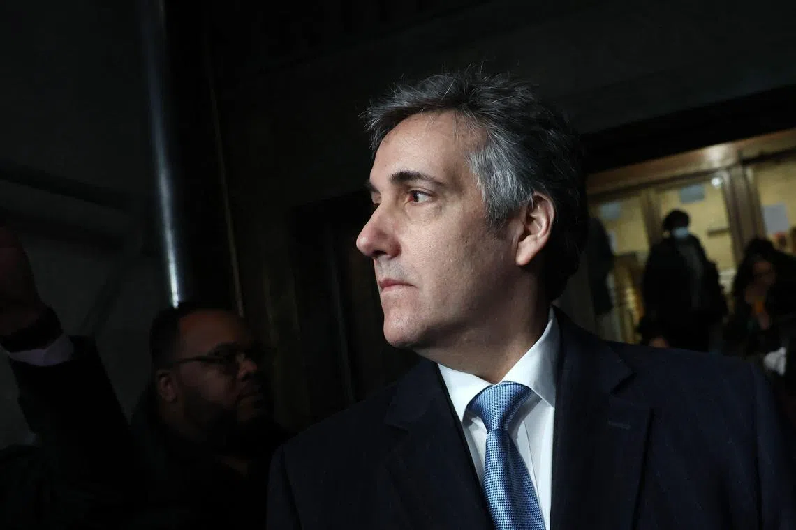 Mr Cohen is a crucial witness in the Manhattan district attorney’s criminal investigation into Mr Trump. 