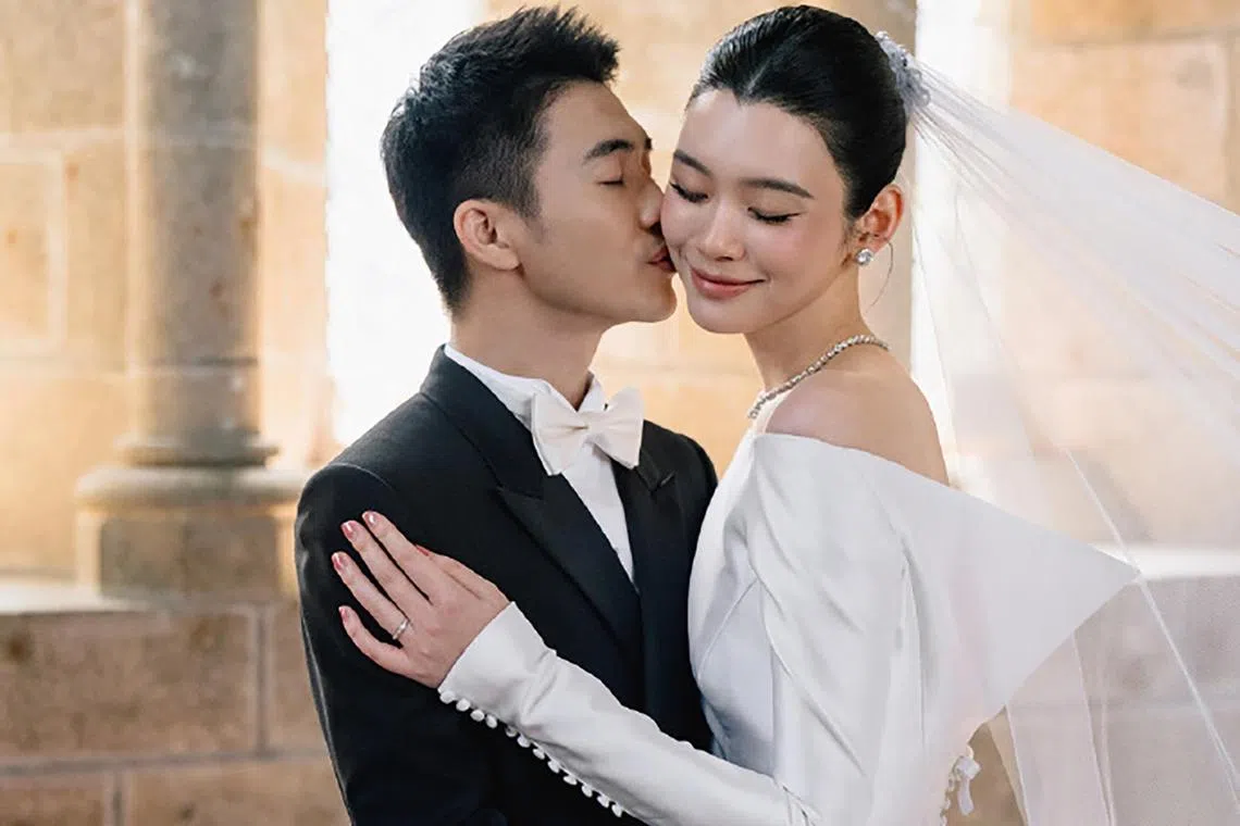Mario Ho, son of late Macau tycoon Stanley Ho, and model Ming Xi hold wedding in France