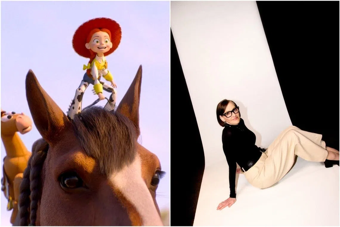 Cowgirl doll Jessie, voiced by Joan Cusack, is the main character in Toy Story 5.