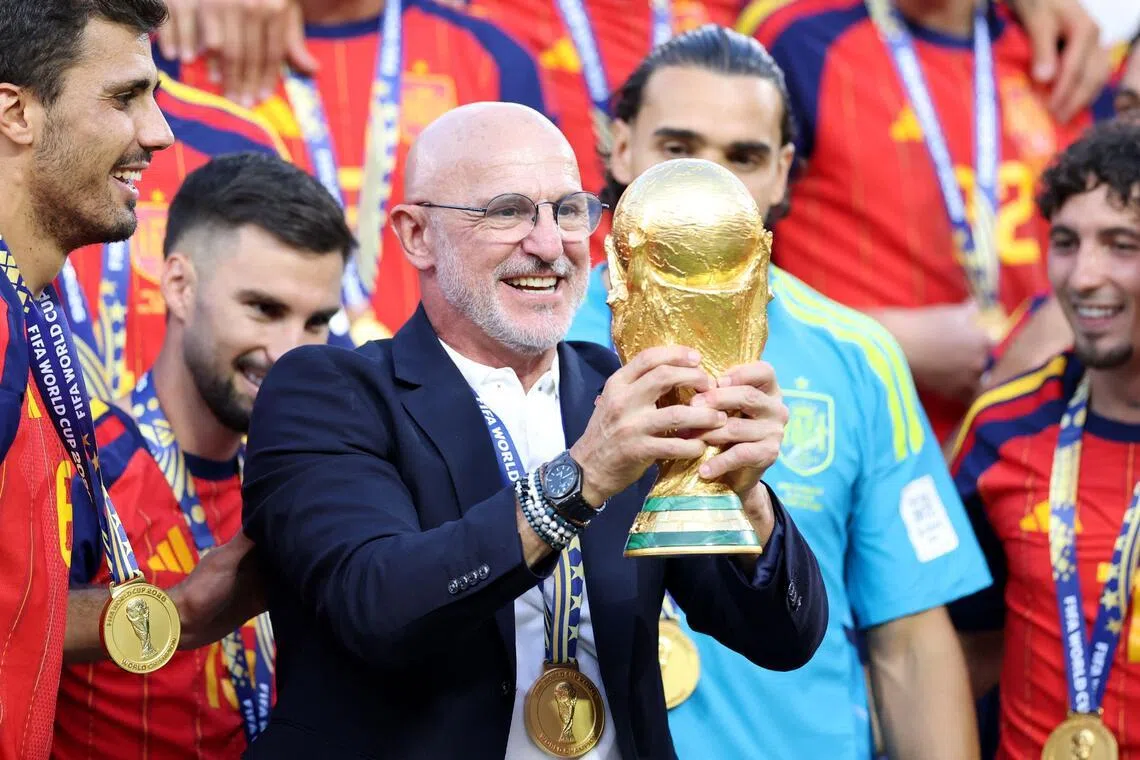 Luis de la Fuente, Spain’s coach, had also led Spain to the Euro 2024 title.