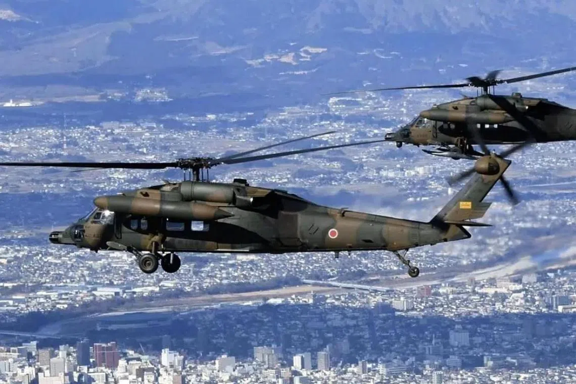 A Japan Ground Self-Defence Force UH-60 helicopter, carrying several GSDF members, disappeared near Miyakojima on April 6, 2023.