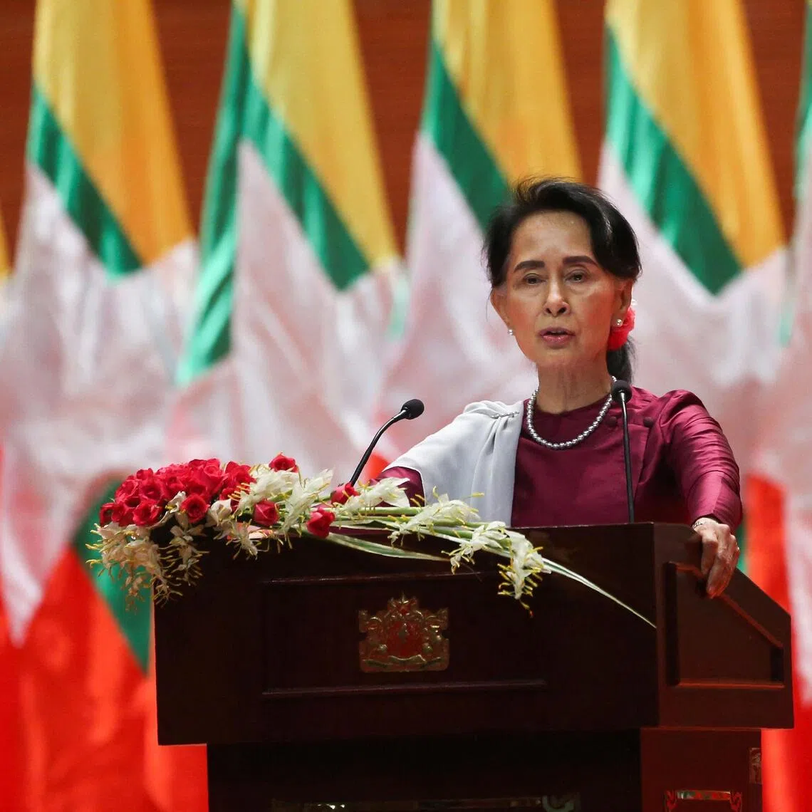 Ms Aung San Suu Kyi’s reputation abroad is heavily tarnished over her government’s handling of the Rohingya crisis.