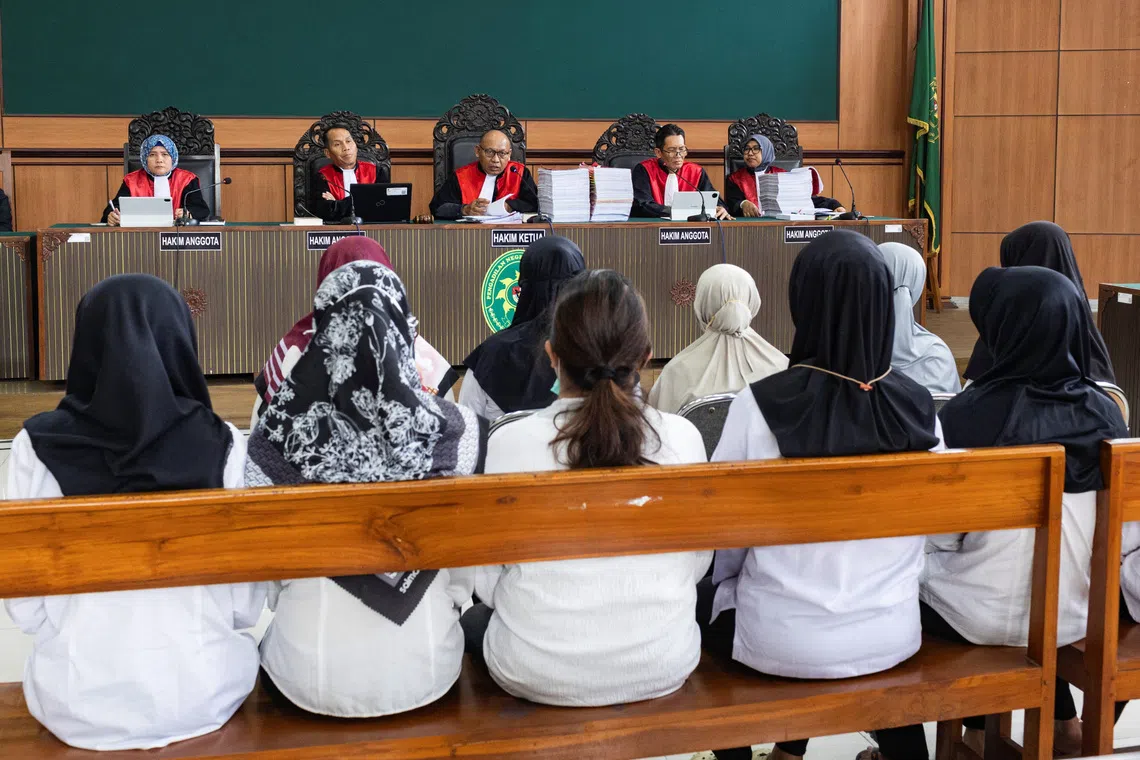 Prosecutors at the Yogyakarta court charged the caregivers with neglect and abuse of children.