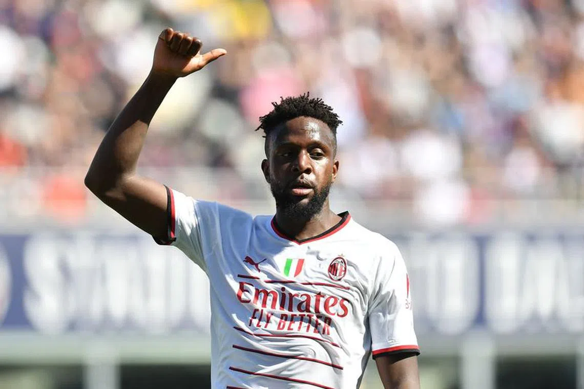 Soccer Football - Serie A - Bologna v AC Milan - Stadio Renato Dall'Ara, Bologna, Italy - April 15, 2023  AC Milan's Divock Origi reacts REUTERS/Jennifer Lorenzini/file photo