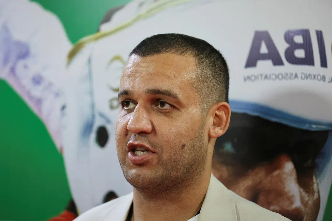 International Boxing Association(IBA) president Umar Kremlev reacts as he speaks to media at the opening ceremony of Women's World Boxing Championships at Indira Gandhi Indoor stadium in New Delhi, India, March 15, 2023. REUTERS/Anushree Fadnavis/ FIle Photo