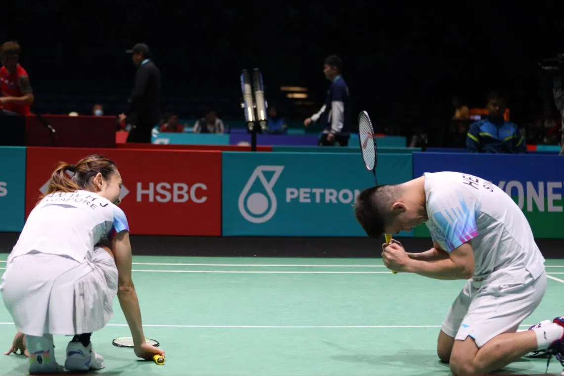 Mixed doubles duo Terry Hee and Jessica Tan fell short in the semi-finals of the Malaysia Open.