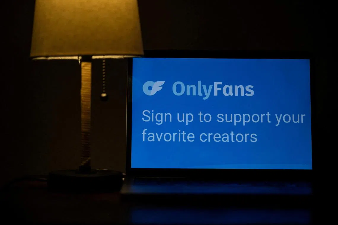 OnlyFans hosts creators who post racy photos and videos and nudity.