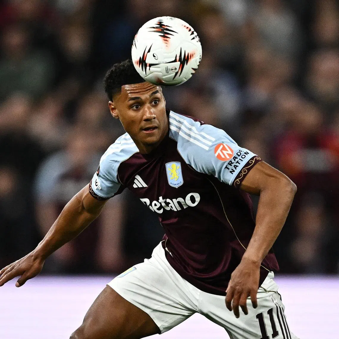 Soccer Football - UEFA Europa League - Quarter Final - Second Leg - Aston Villa v Bologna - Villa Park, Birmingham, Britain - April 16, 2026 Aston Villa's Ollie Watkins in action REUTERS/Dylan Martinez