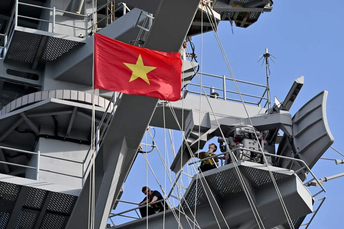 Vietnam begins building largest homemade anti-sub frigate