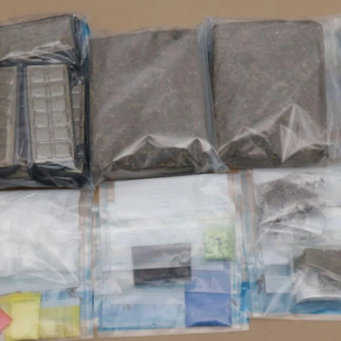 The Central Narcotics Bureau seized drugs, including cannabis and Ice, during an operation on July 7.