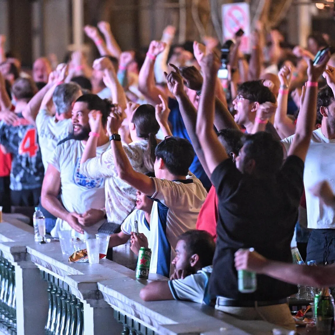 Eateries, bars and community spaces in Singapore have been holding free screenings for certain games during the 2026 World Cup.