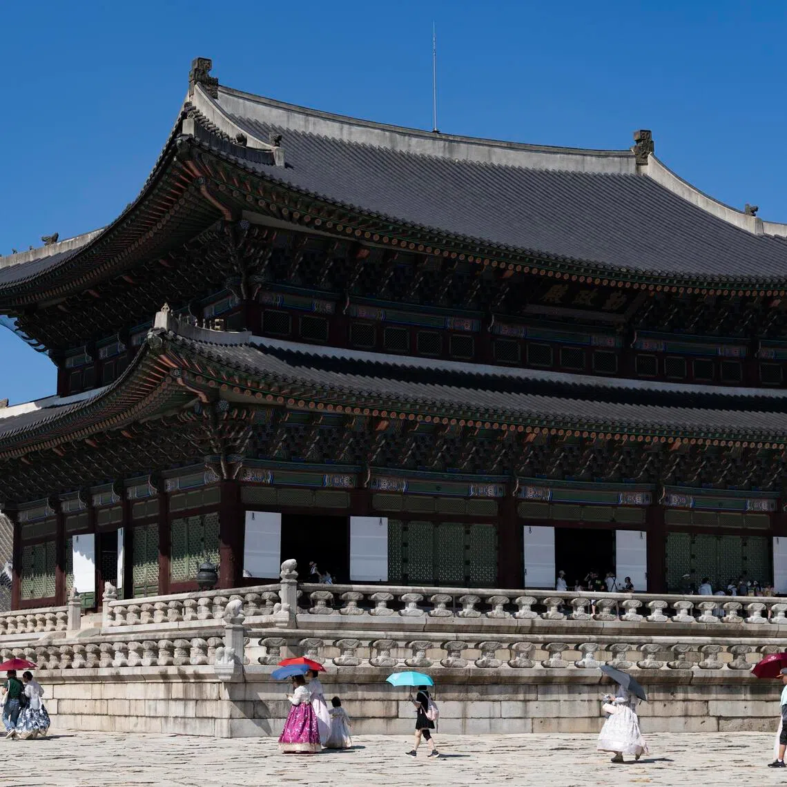 Currently, admission to Gyeongbokgung (pictured) and Changdeokgung costs 3,000 won (S$2.70) for adults.