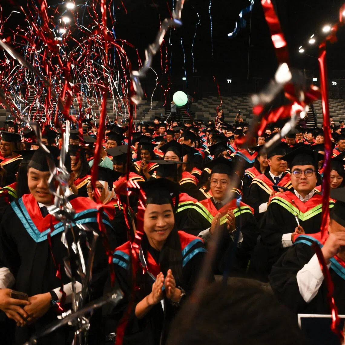 Financial gain and job stability ranked as the top two priorities of youth in Singapore, according to the study.