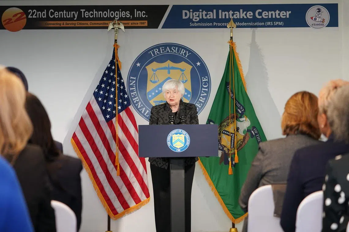 Ms Janet Yellen said the Fitch downgrade failed to take into account a resilient US economy, with low unemployment, falling inflation, continued growth and strong innovation.