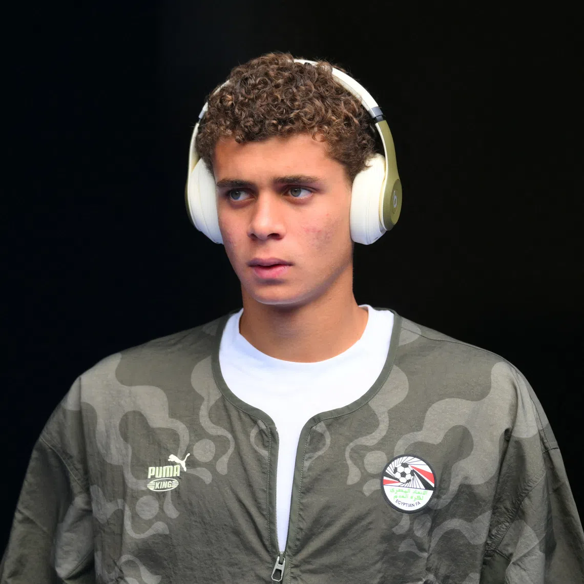 Soccer Football - FIFA World Cup 2026 - Group G - Egypt v Iran - Seattle Stadium, Seattle, Washington, U.S. - June 26, 2026 Egypt's Hamza Abdelkarim arrives before the match IMAGN IMAGES via Reuters/Steven Bisig