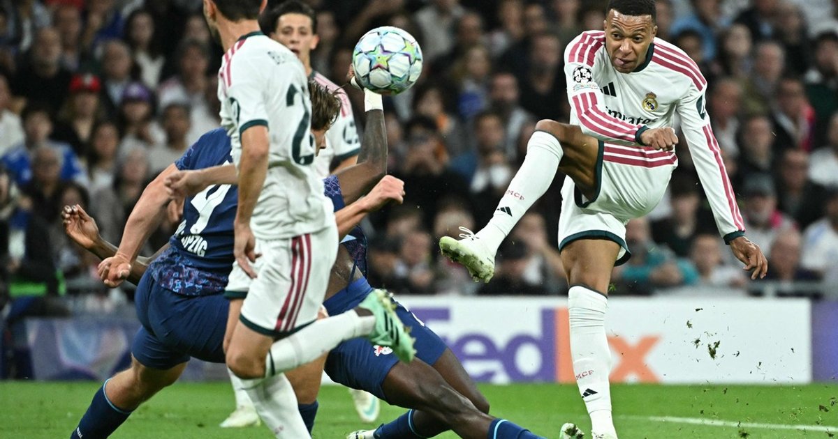 Real Madrid beat RB Leipzig 4-1 Champions League Mbappe