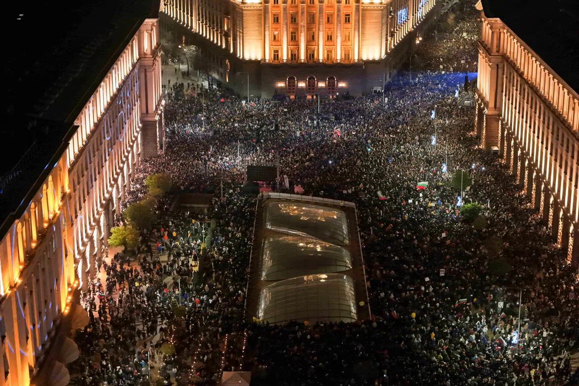 Bulgarian government resigns after weeks of street protests against corruption