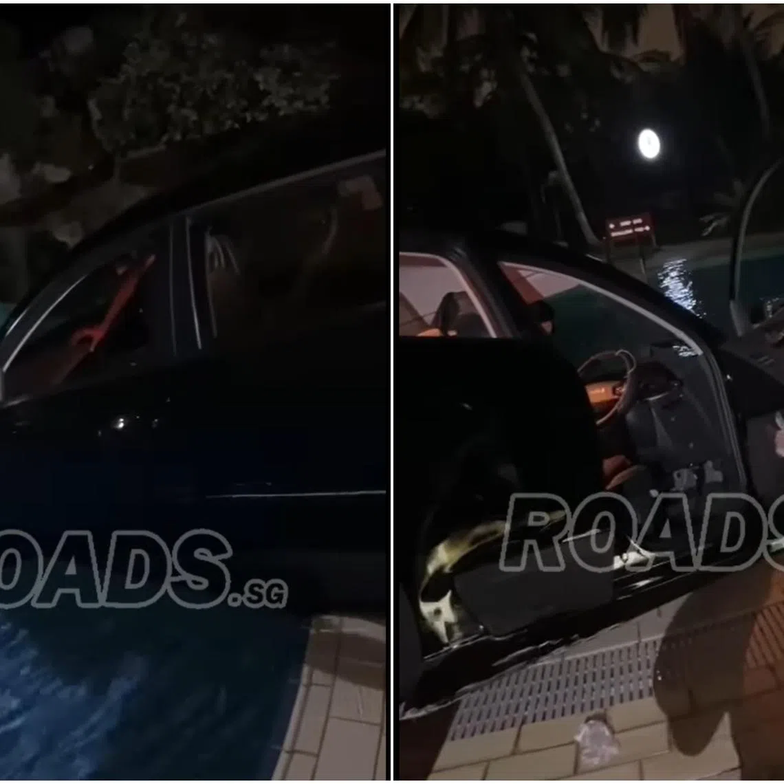 The driver suffered minor injuries but declined to be taken to hospital.