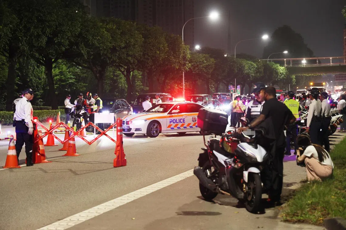 CMG20241221-WooFL01/Anti-drink Driving Operation（交警raid）【Embargo - 24 Dec, 5am】[CTE near exit of 7A]