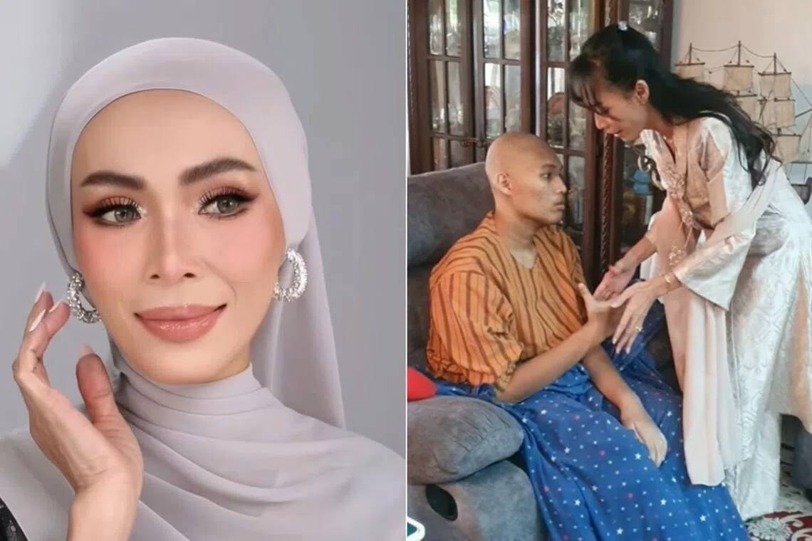 Malaysian actress Amyza Aznan's eldest son died after a year-long battle with stage three lung cancer.