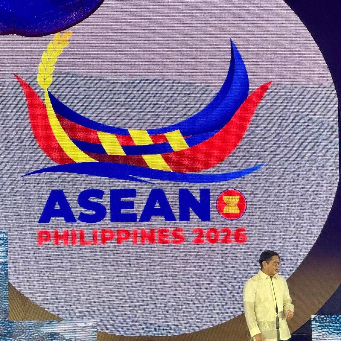maasean14 - President Ferdinand Marcos Jr delivers a speech as he leads the launch of the Philippines chairmanship of Asean in 2026 in a ceremony held in Manila on November 14, 2025.
ST PHOTO: MARA CEPEDA