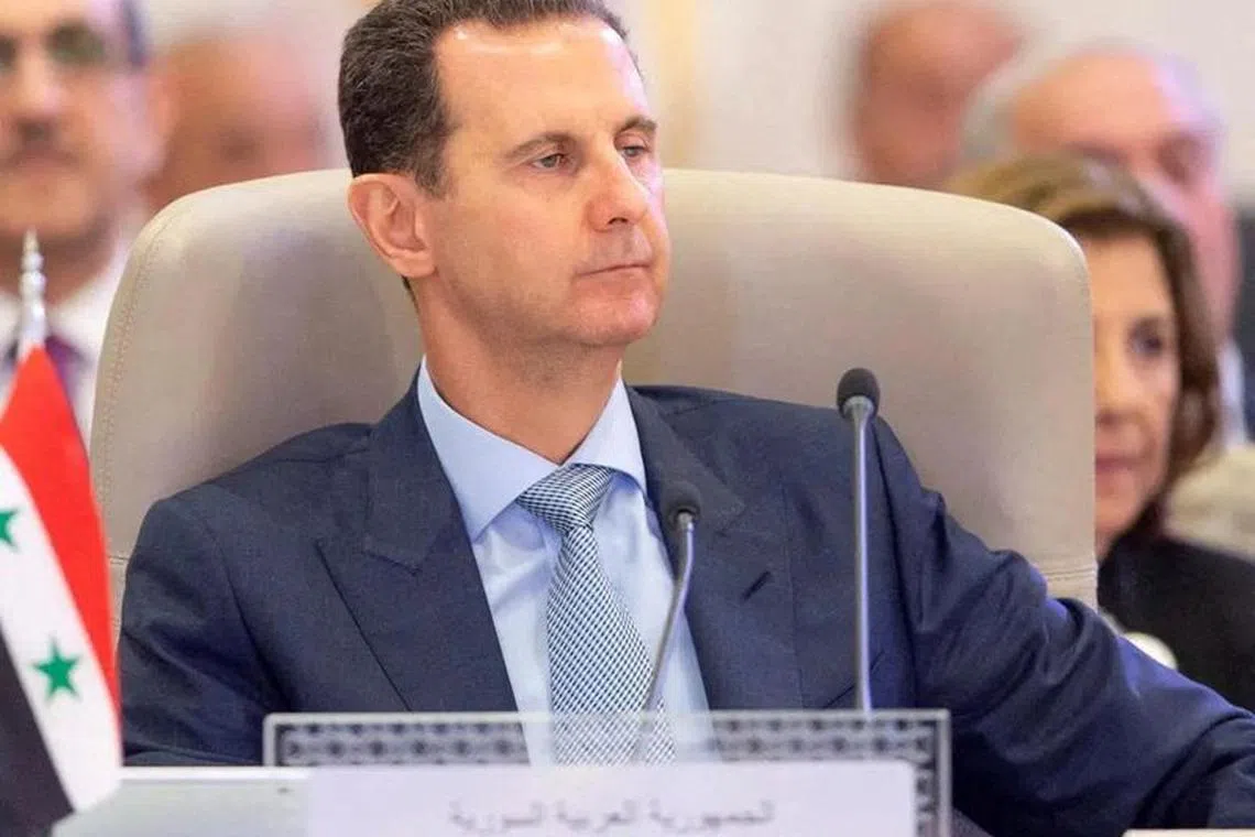 Syria's President Bashar al-Assad attends the Arab League summit, in Jeddah, Saudi Arabia, May 19, 2023. Saudi Press Agency/Handout via REUTERS/File Photo