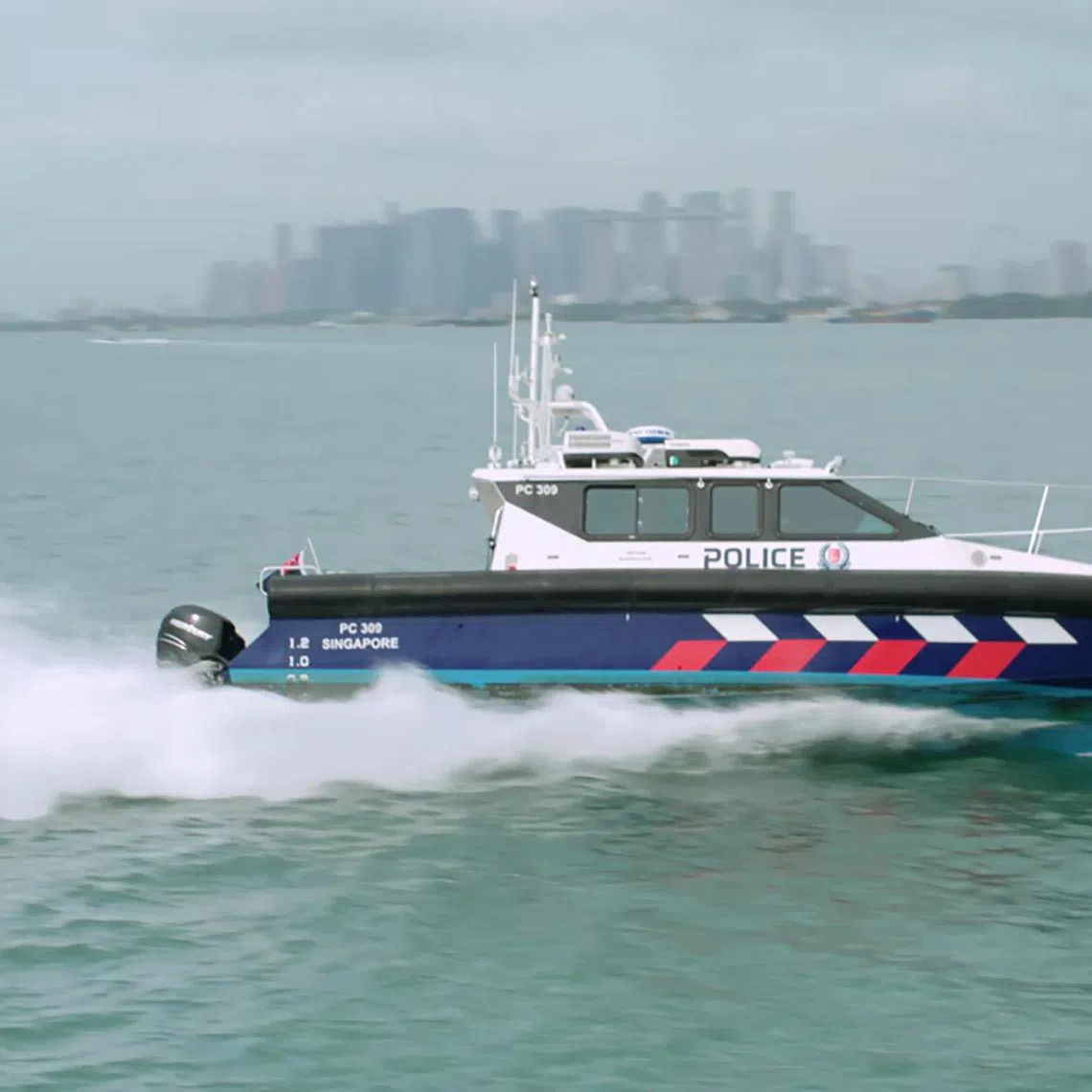 The next-generation patrol craft from the Police Coast Guard (PCG) were commissioned on Thursday, 30 June 2022 by Mr K. Shanmugam, Minister for Home Affairs and Minister for Law, at PCG Brani Base. A total of three types of patrol craft were introduced, namely the 5th Generation PT class patrol craft, 3rd Generation PJ class patrol craft and 3-Series PC class patrol craft.

PUBLIC AFFAIRS DEPARTMENT
SINGAPORE POLICE FORCE
30 JUNE 2022