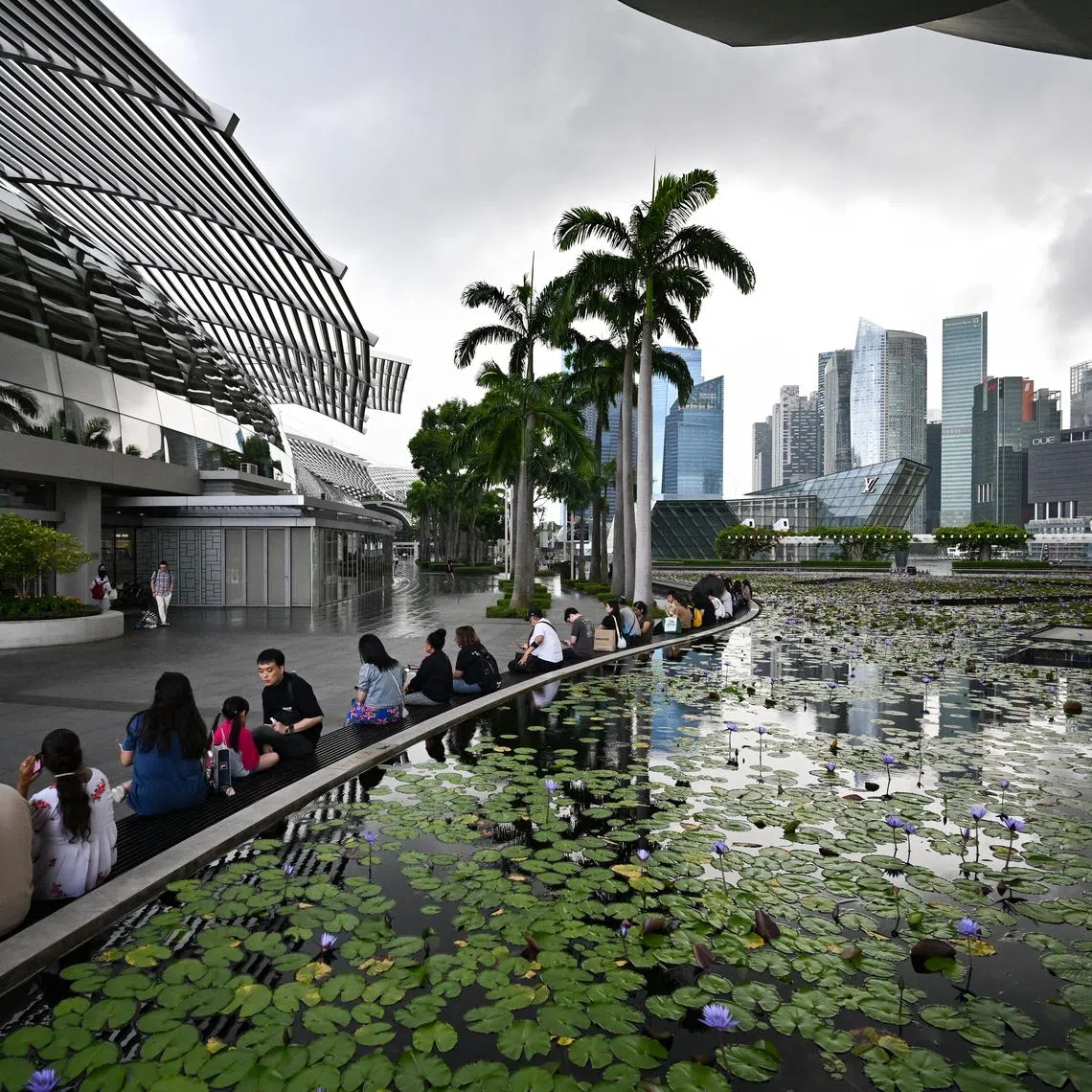 A festive note closes the year in the Central Business District as Singapore's economy notched up better than expected growth in 2025.