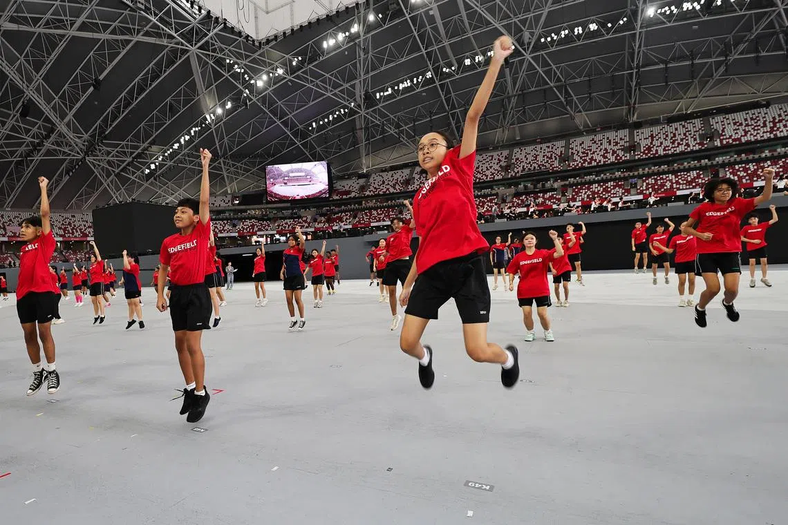 The performers were all encouraged to bring as much energy as they could into their performances.