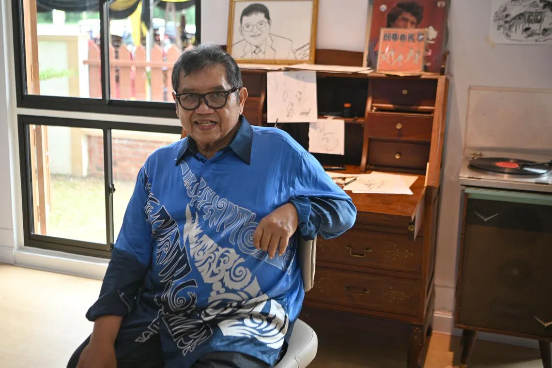 Malaysian artist Mohd Nor Khalid, better known as Lat, said he was honoured by the royal presence and the recognition.