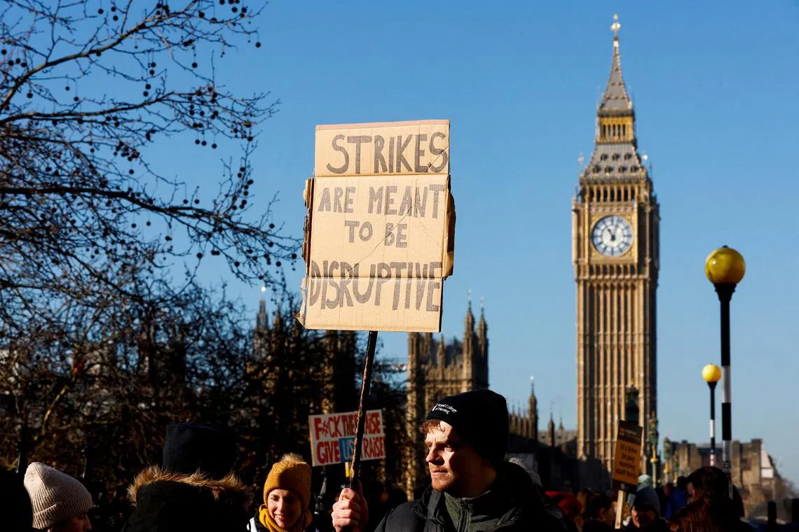 Nurses in Britain are set to strike at the end of April and the beginning of May.