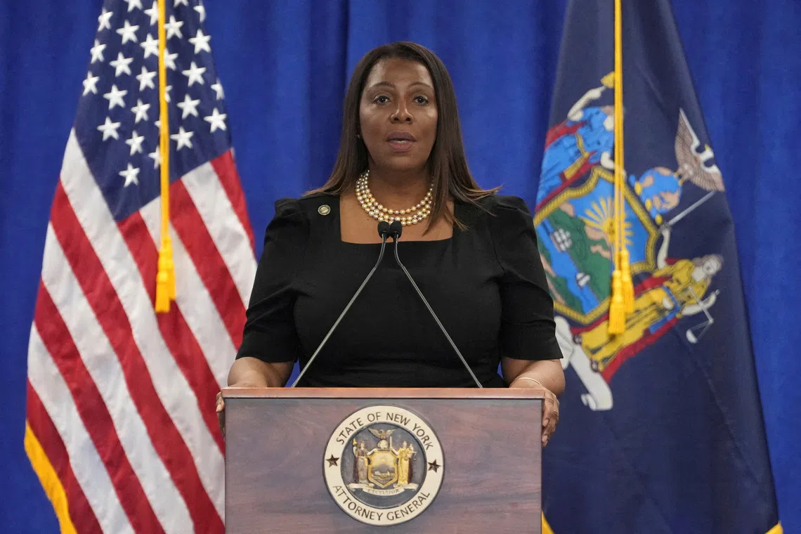 New York State Attorney General Letitia James was indicted on criminal charges including bank fraud on Oct 9.