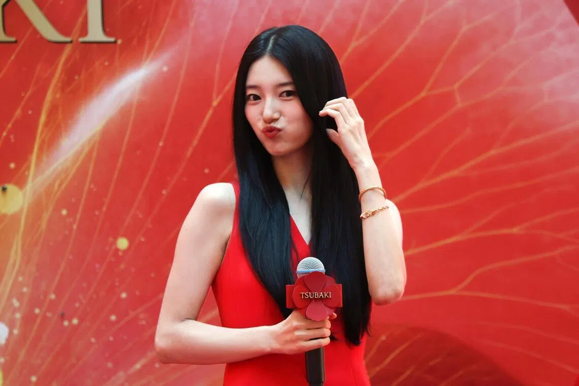 Known for her glossy mane, Suzy says keeping her long locks in tip-top condition requires consistent management and care.