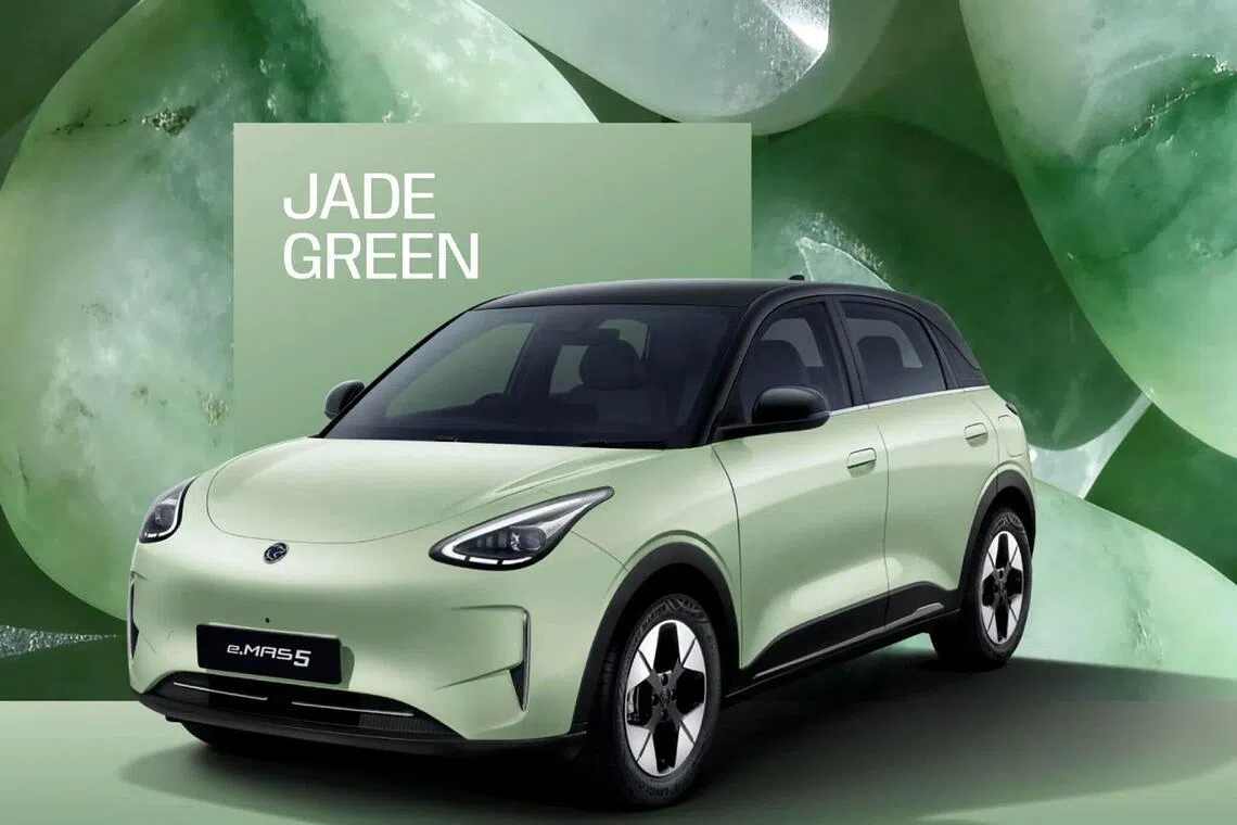 The Proton e.Mas 5, a compact electric hatchback, will be launched at The Car Expo on May 9, 2026.
