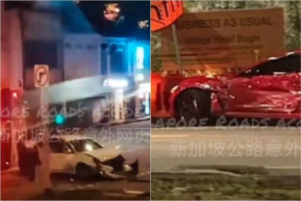 A 55-year-old man was taken to the hospital, while a 34-year-old male driver is assisting with investigations.