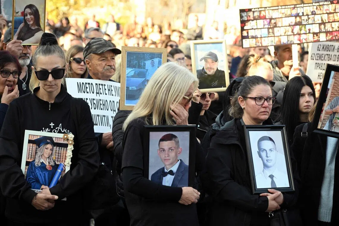 Thousands demand justice over North Macedonia nightclub fire that killed 63