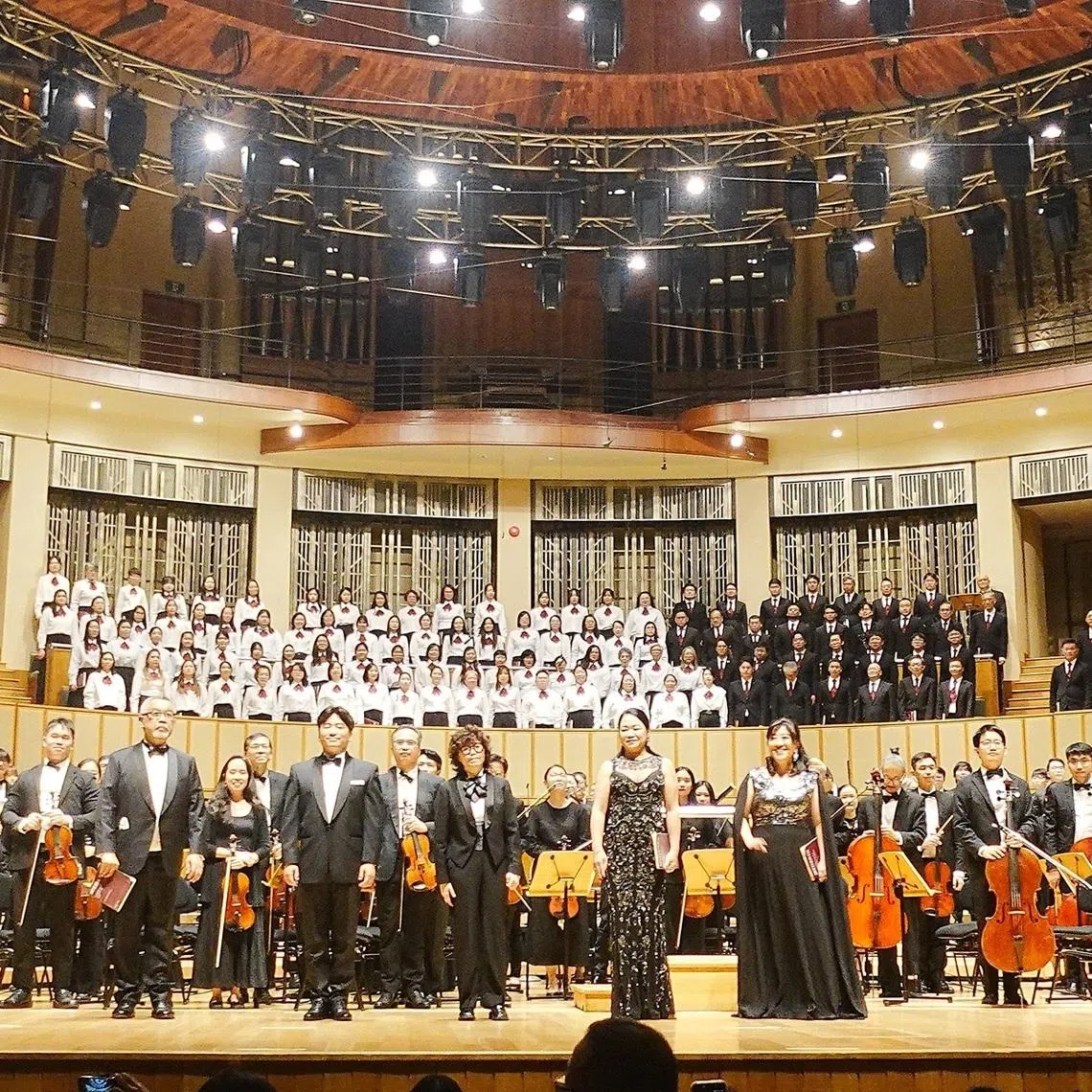 The not-for-profit Music For People Festival Orchestra was led by conductor Audrey Chung. 