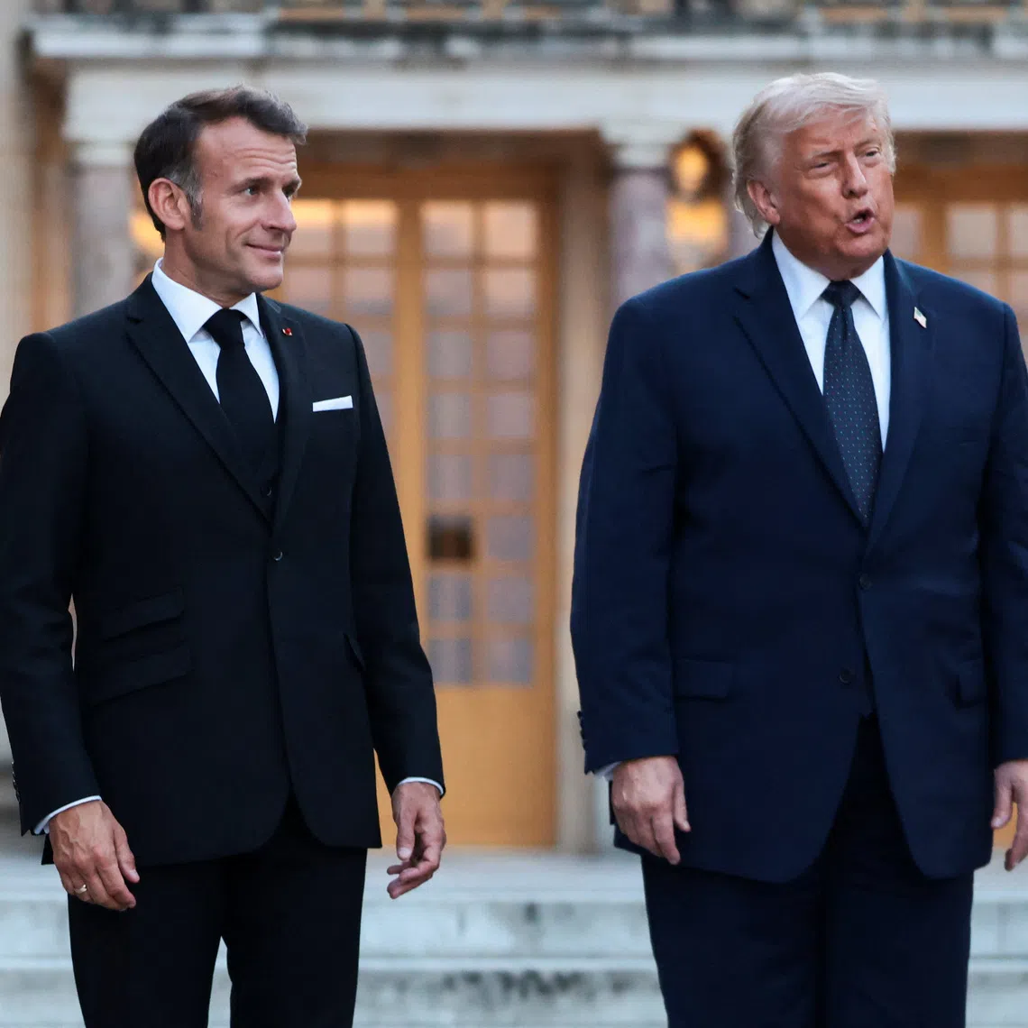 French President Emmanuel Macron was previously said to be prepared to face Donald Trump with “total candour”.