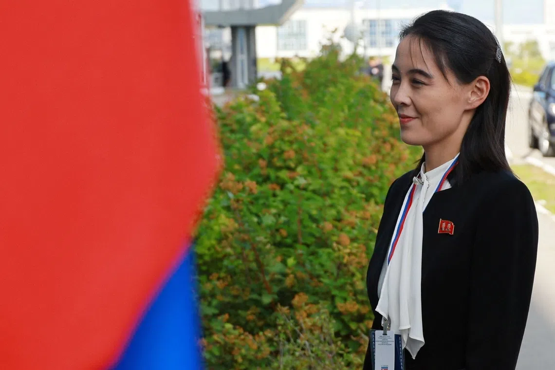 Ms Kim Yo Jong warned joint military exercises of US, South Korea and Japan could bring about "negative consequences" for themselves. 