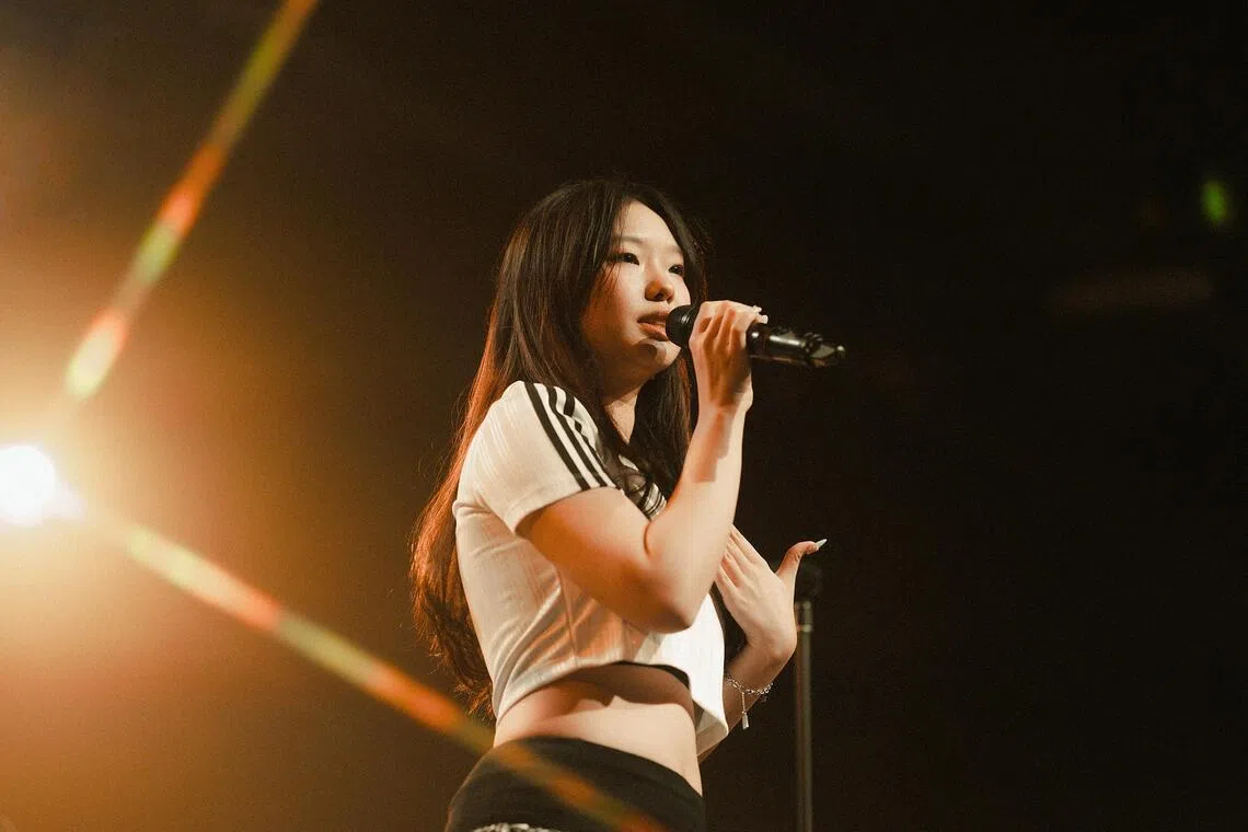 cwregina - Regina Song performing at fangirl: the tour in Kuala Lumpur on Jan 10 

PHOTO: Courtesy of Bryan Ong