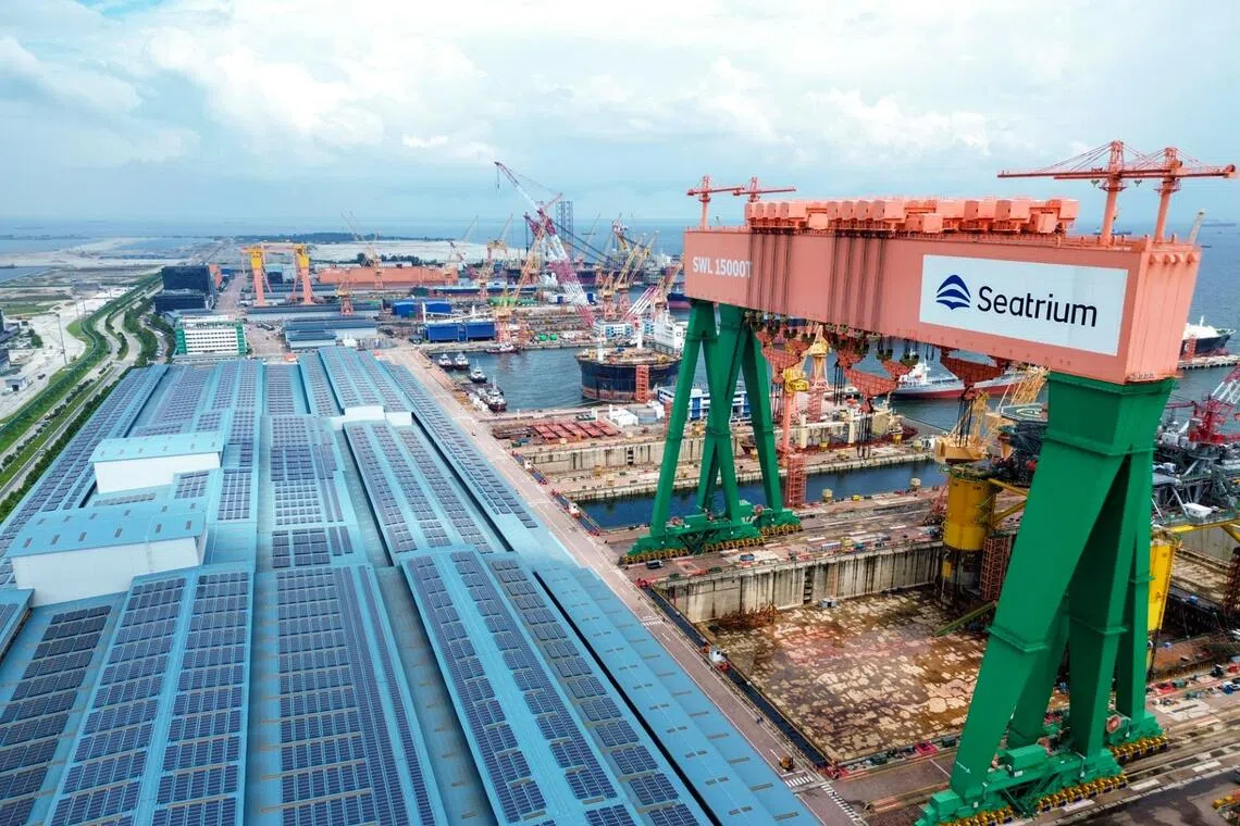 Seatrium said it is making steady progress toward achieving its 2028 financial targets.
