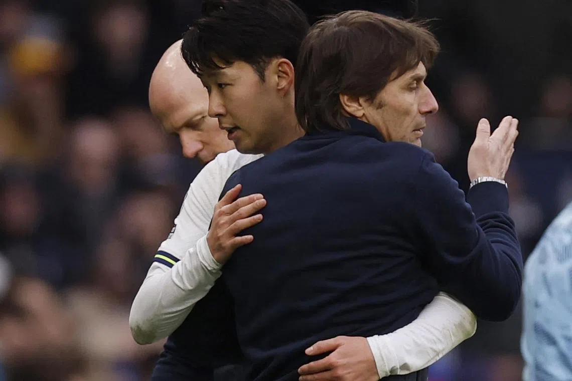 Tottenham Hotspur forward Son Heung-min has said he will be rooting for his former manager Antonio Conte, after the Italian left the club on Sunday. 