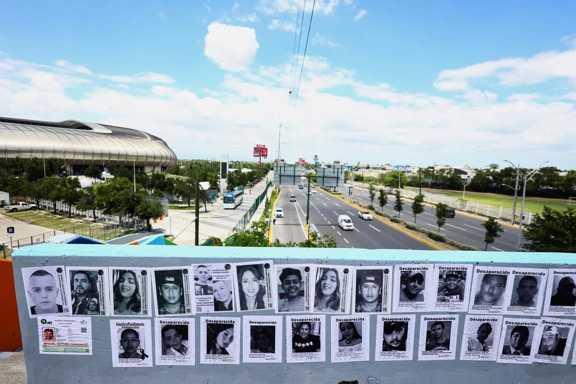 Families of Mexico's disappeared march in the capital as Wor